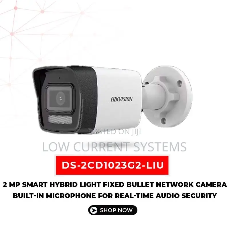 Hikvision 2mp Smart Hybrid Ip Bullet Network Camera Audio