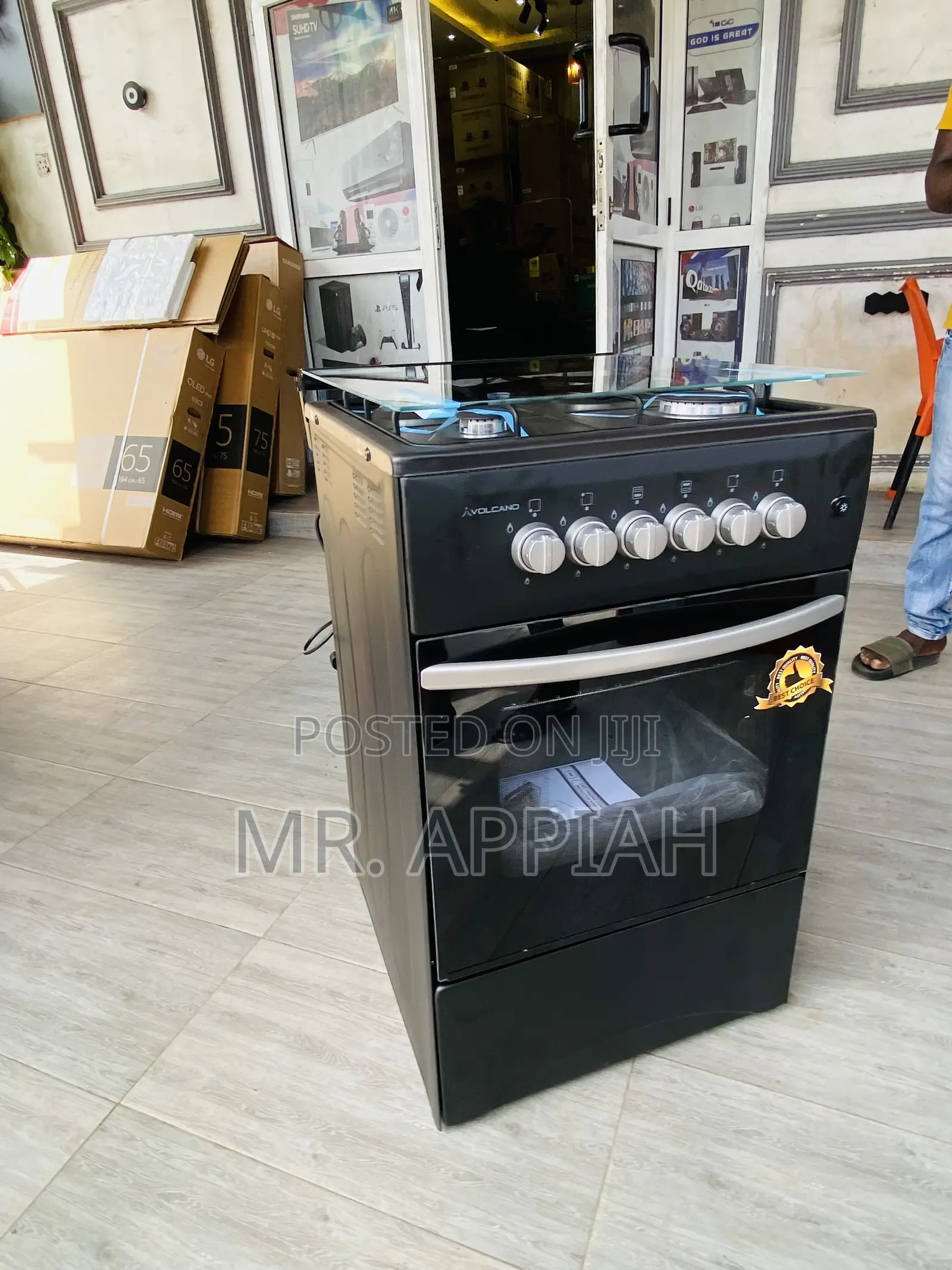 Shop Durable Volcano 50x50 Gas Oven 4 Burner(Back).