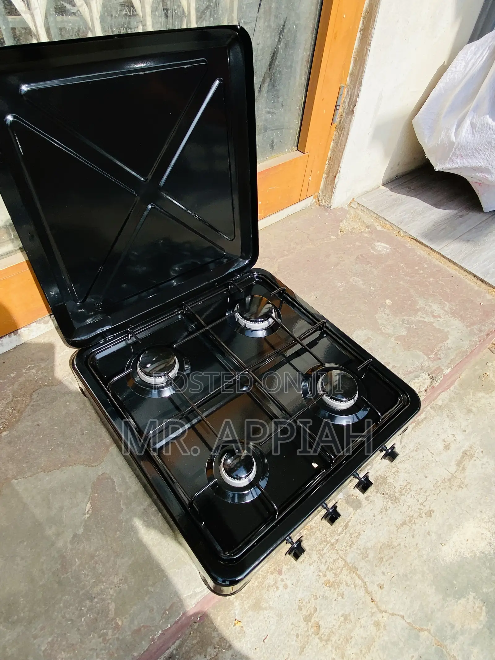 Purchase Yucel 4 Gas Burner Table Top(Black).