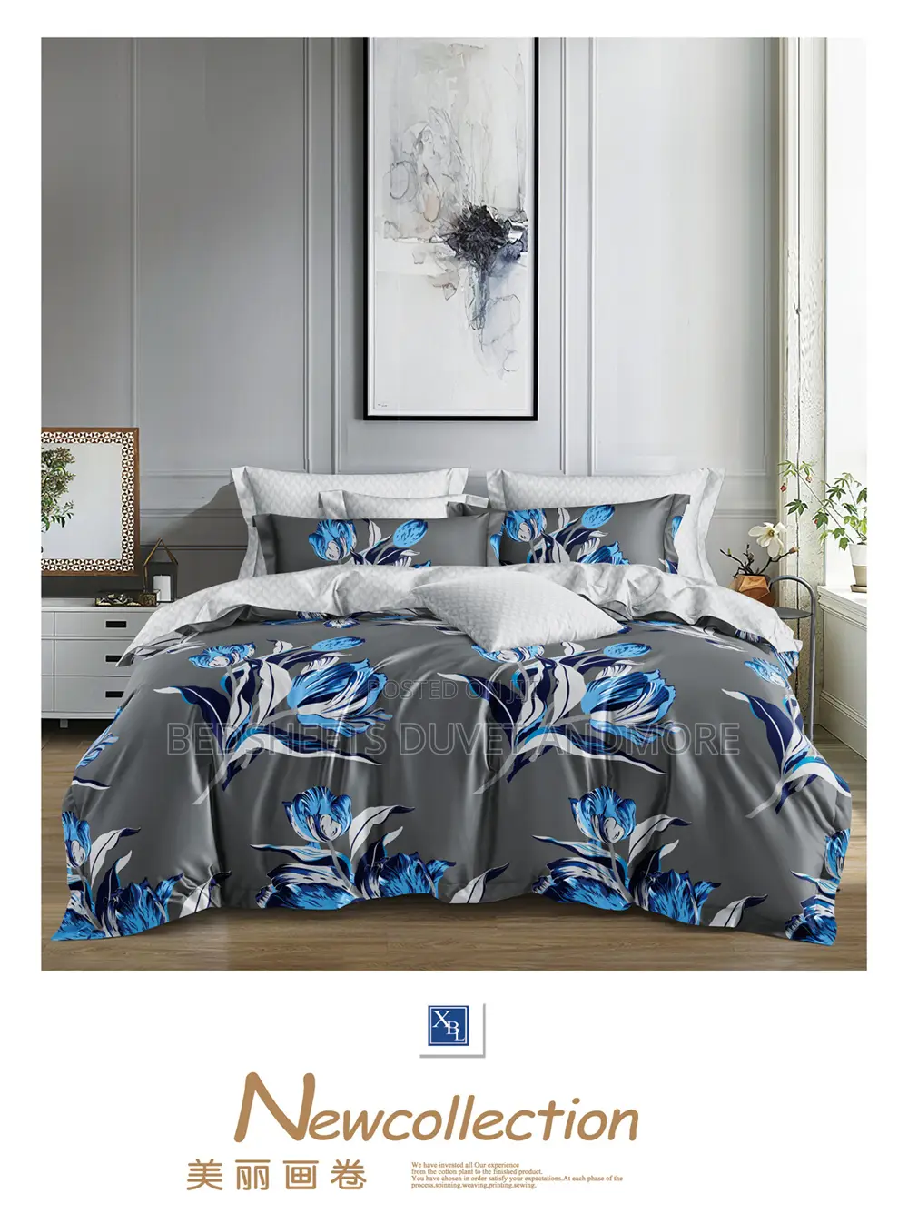 Grey Duvet