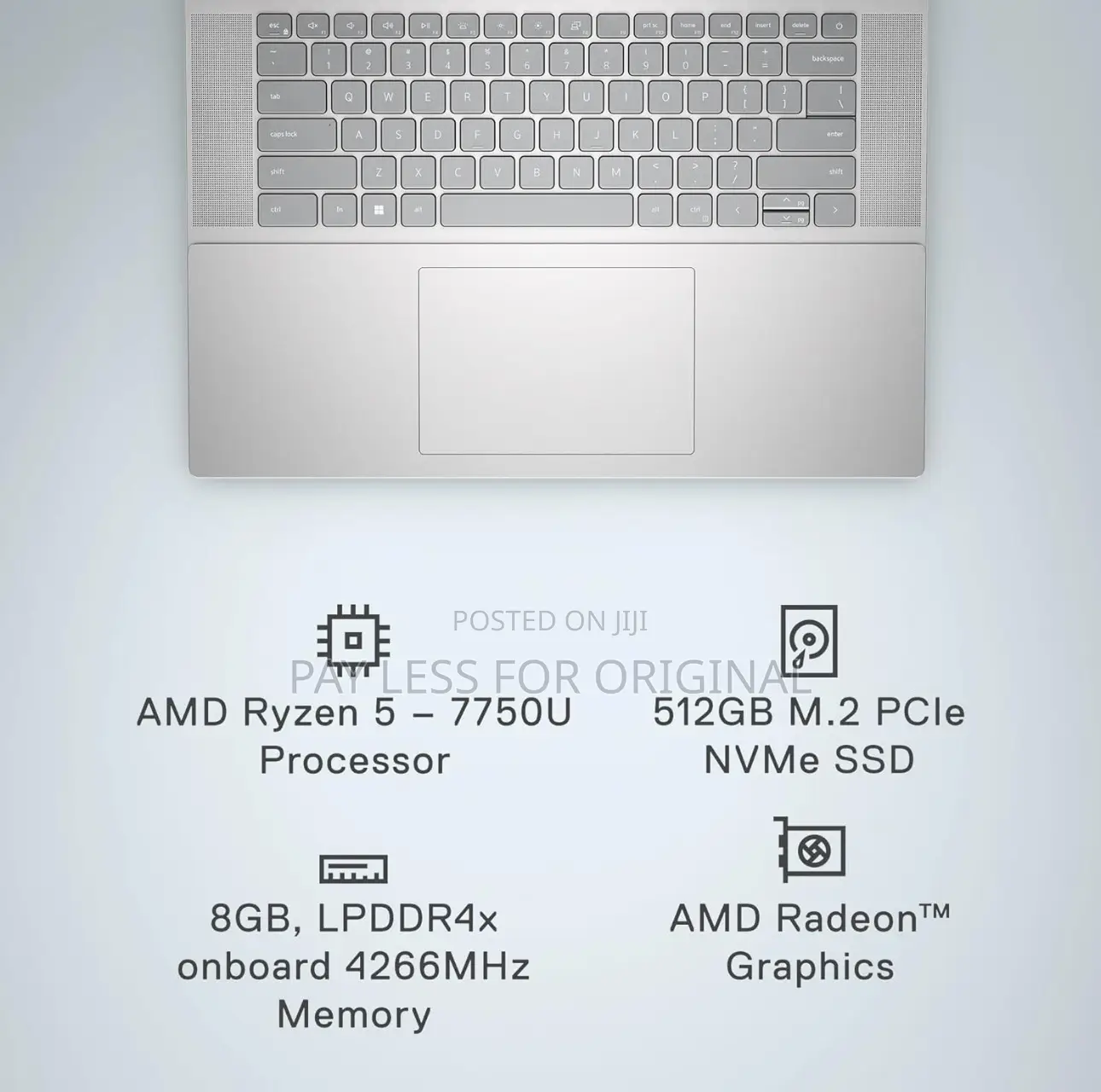 New Laptop Dell Inspiron 16 5620 8GB AMD Ryzen 5 SSD 512GB