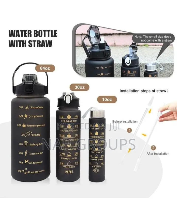 3 In 1 Water Bottle