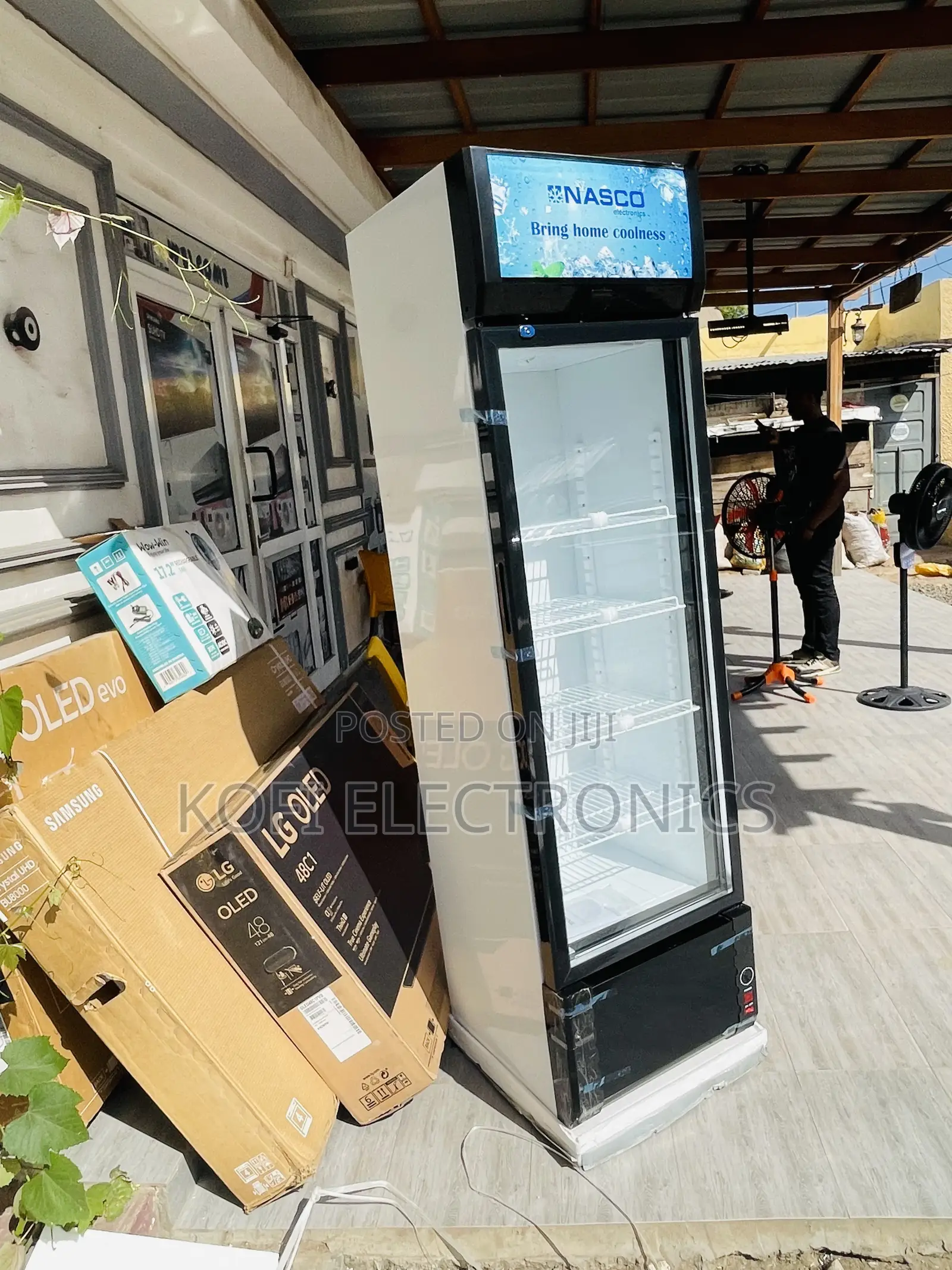 Eco Friendly Nasco 298 LTRS Single Door Display Fridge