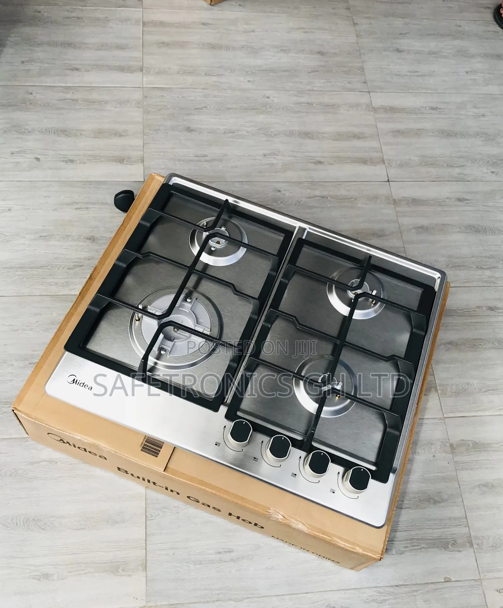 Essential 60G40ME Midea Gray 4 Hobs Cooker