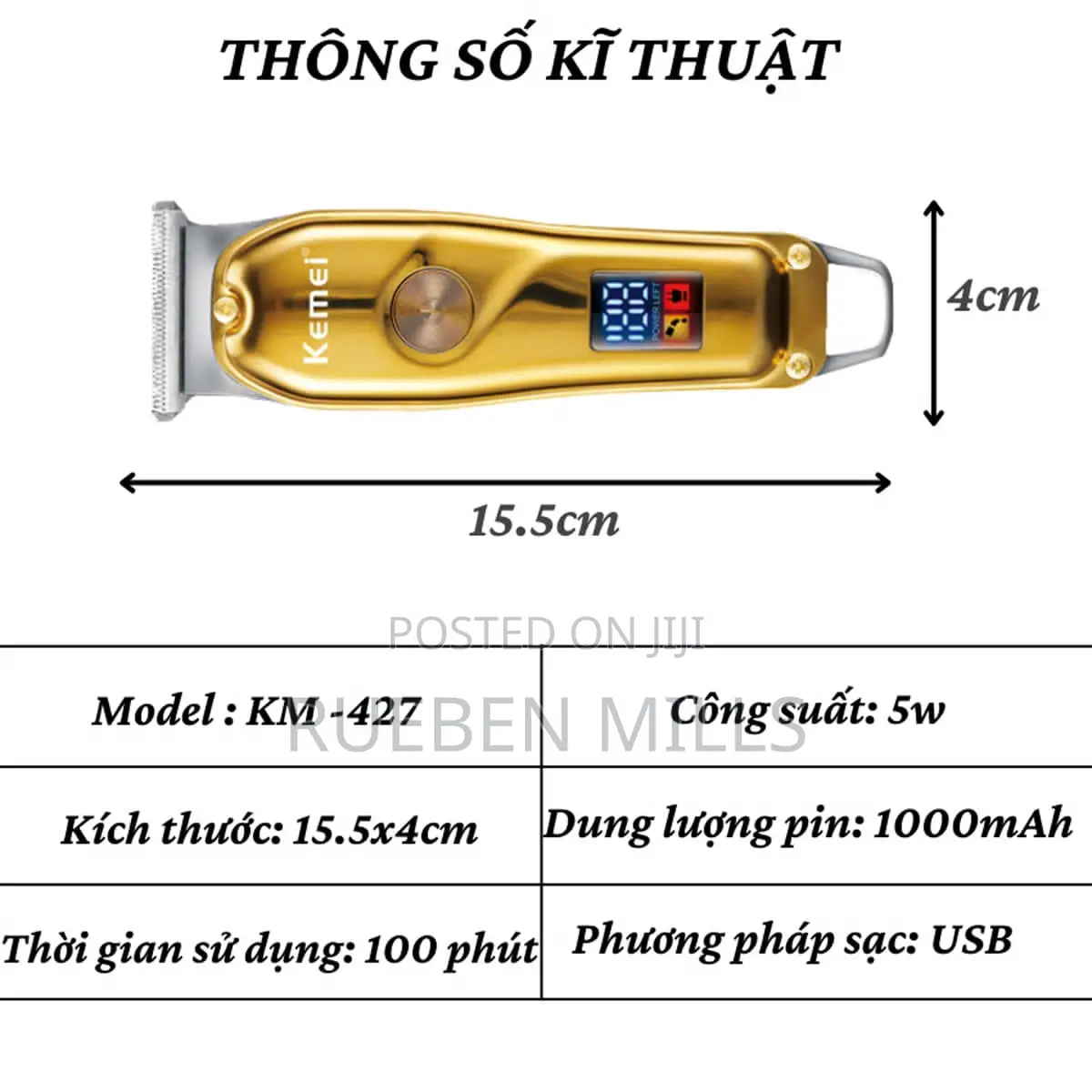 Latest Kemei Portable Skin Shaving Machine Beard Trimmer