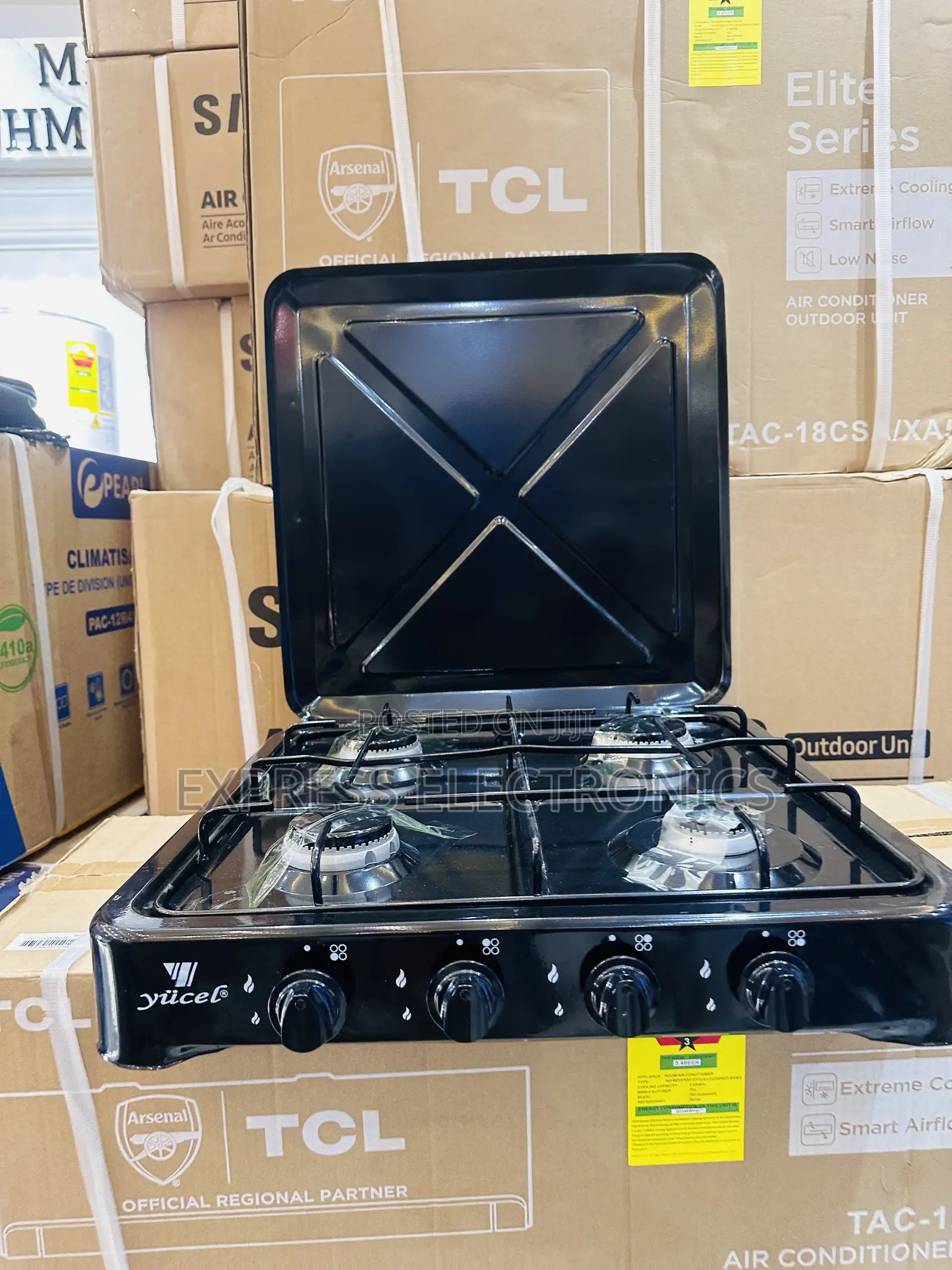 Volcano Table Top Gas Cooker 4burner