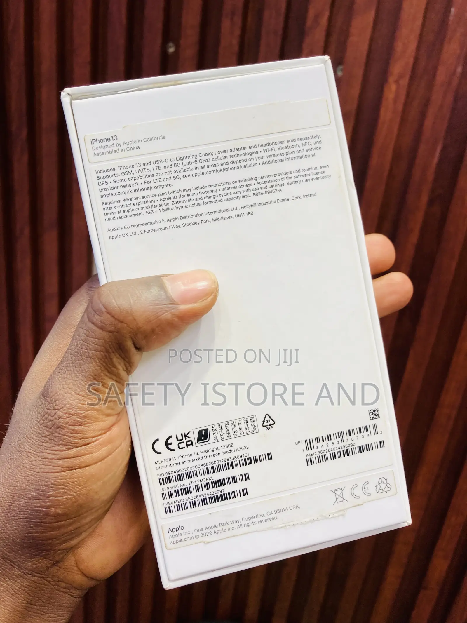 New Apple iPhone 13 128 GB Black