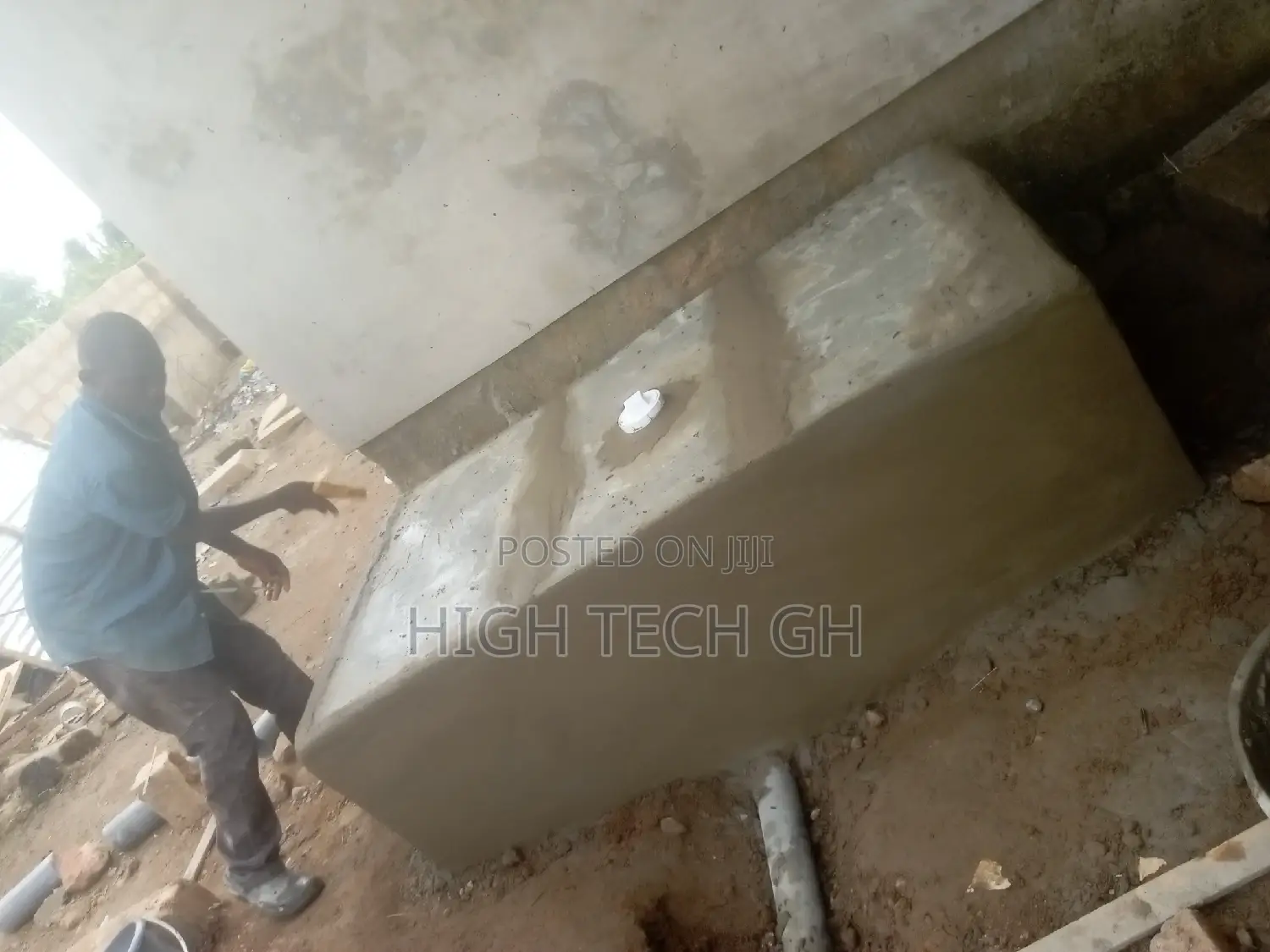 Installation of Biofil//Biogas Toilet Facility.
