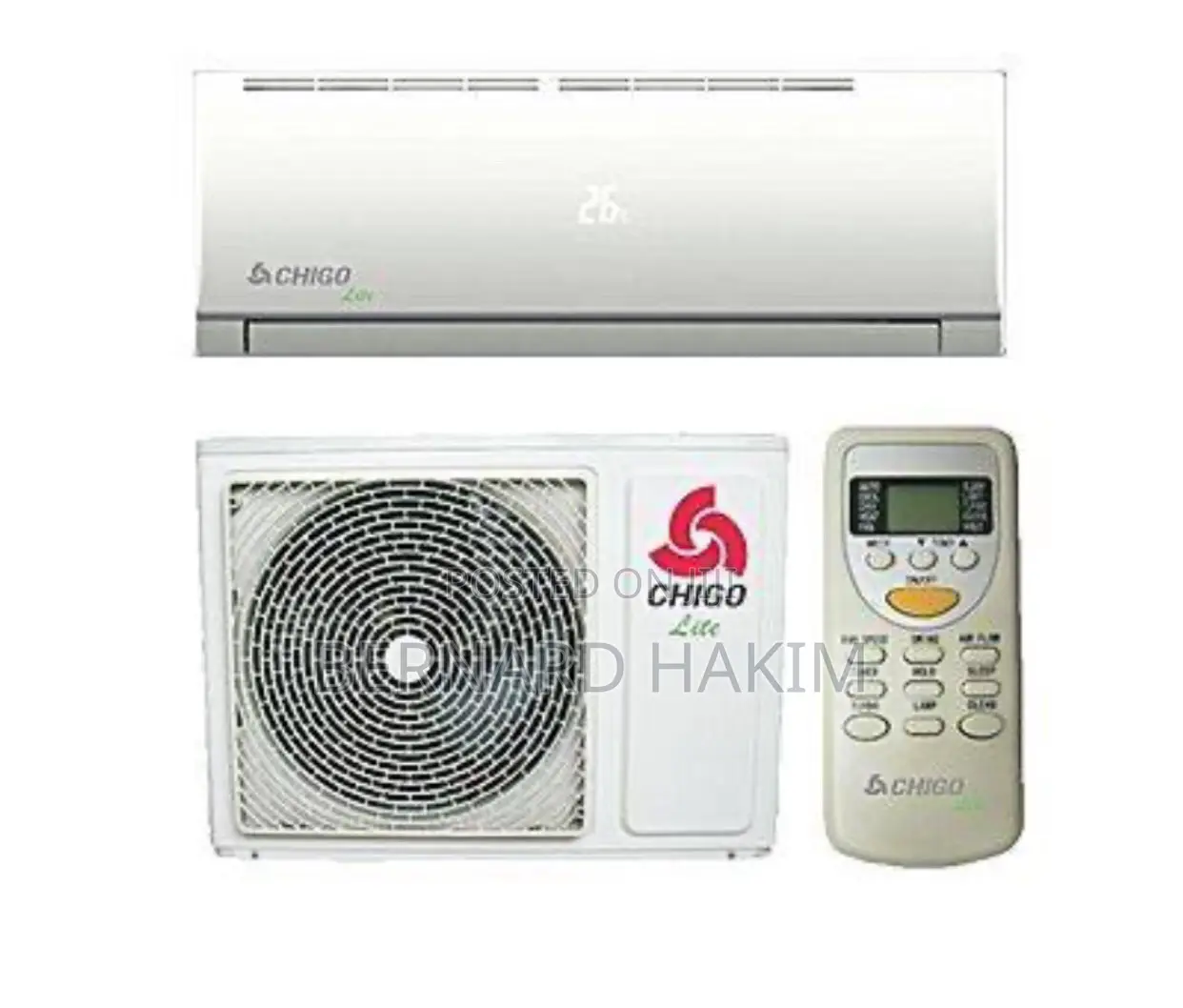 Fast Cooling Chigo 2.5hp Unit Split
