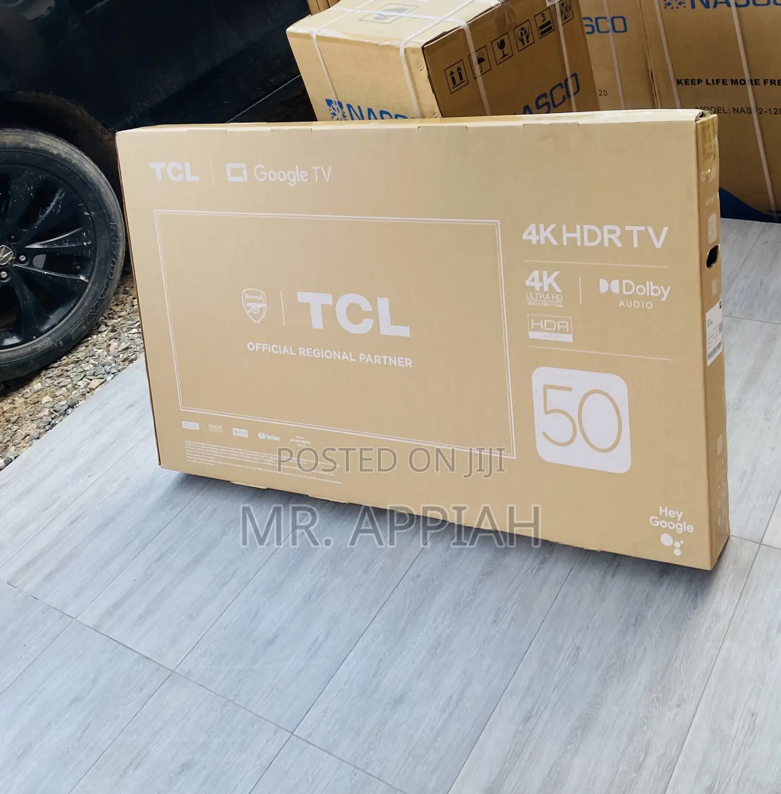 TCL HDR Google TV With Dolby Atmos(50P735)Black.