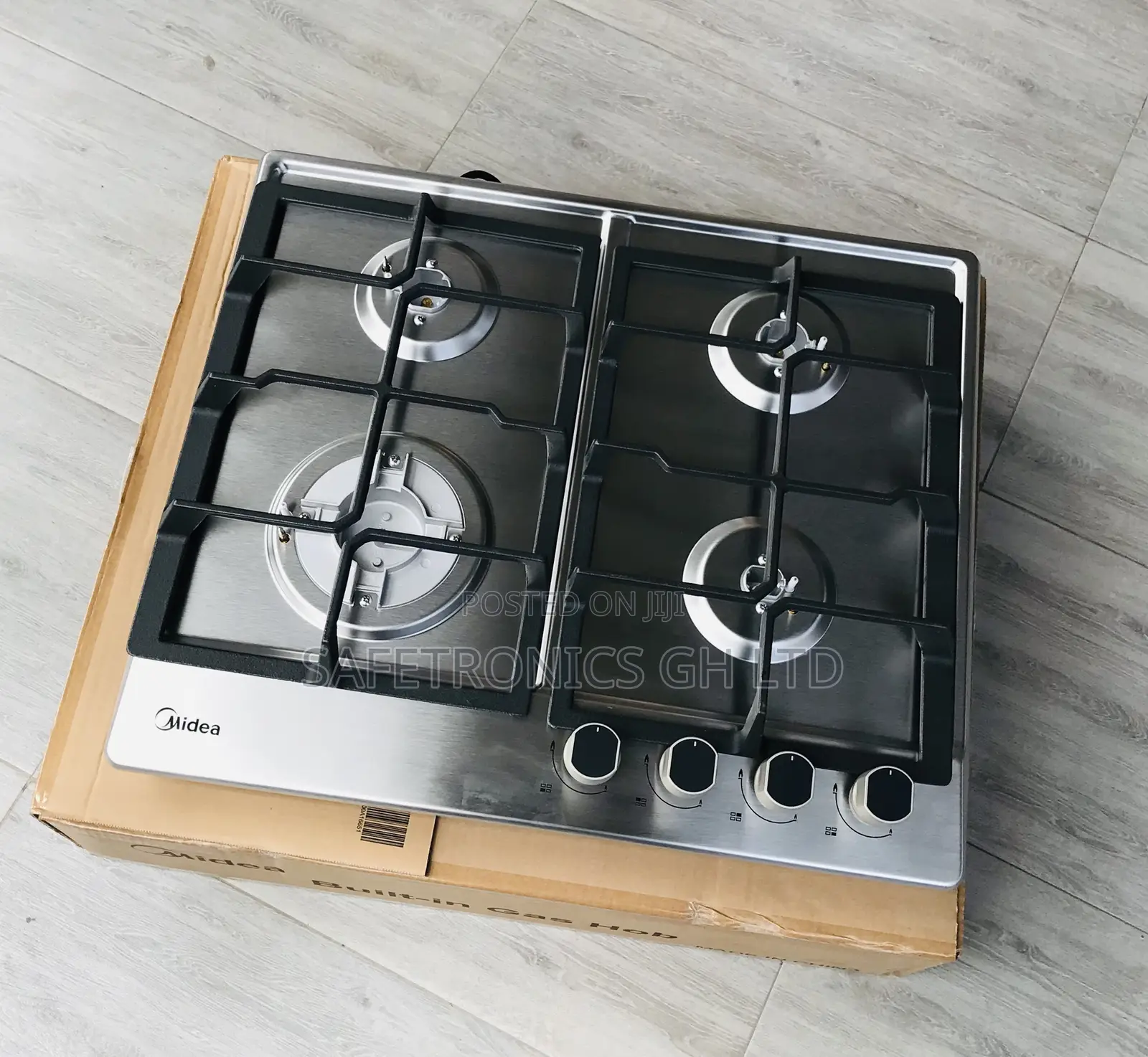Available Midea Gray 60G40ME Electric 4 Hobs Cooker