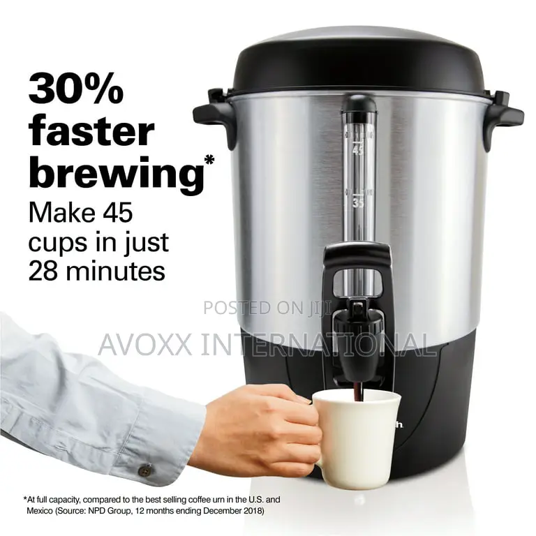 Hamilton Beach Fast Brew Coffee Urn Model #40521