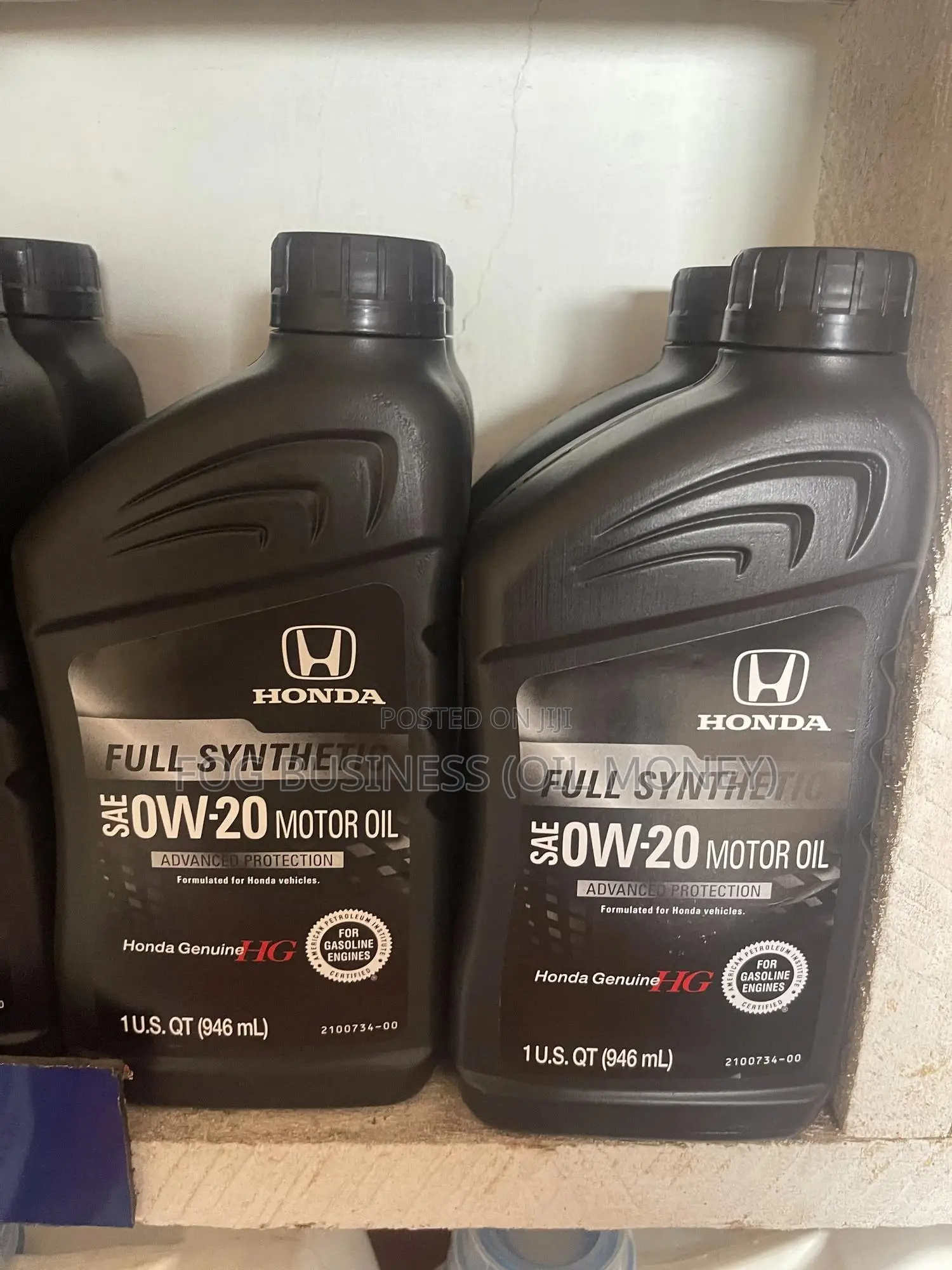 Honda SAE 0w-20 Full Synthetic Oil