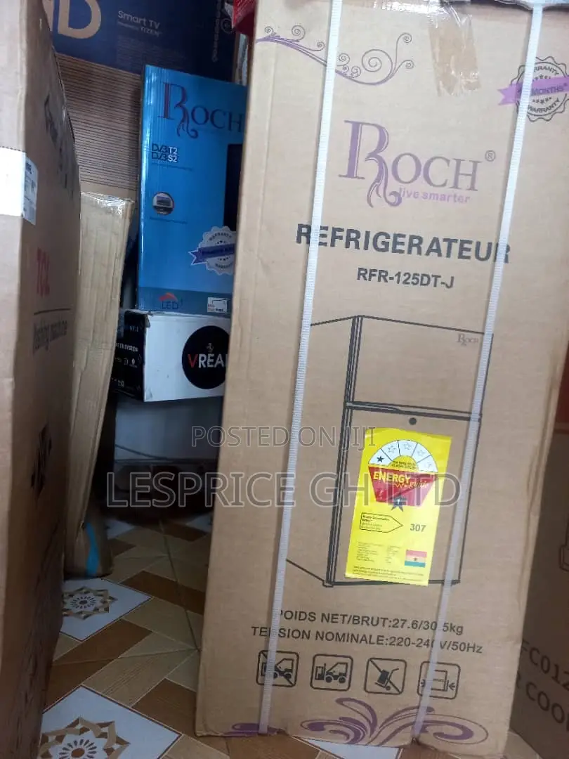 Roch 125L Table Top Double Door Fridge