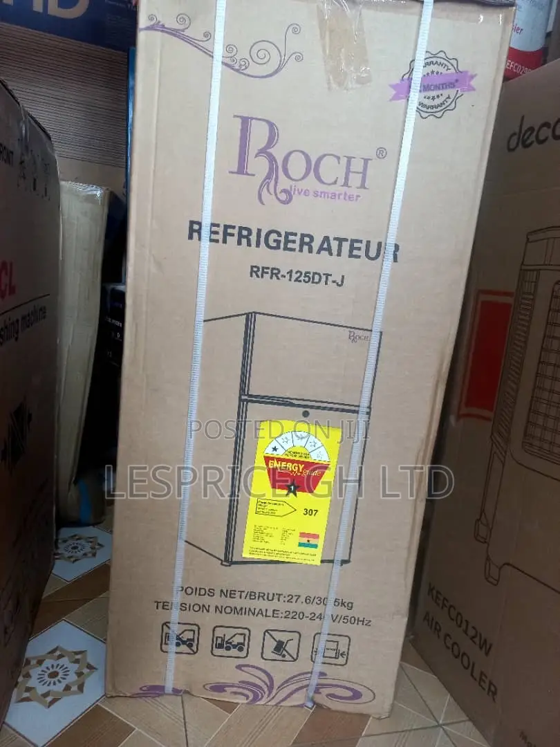 Roch 125DT Double Door Fridge
