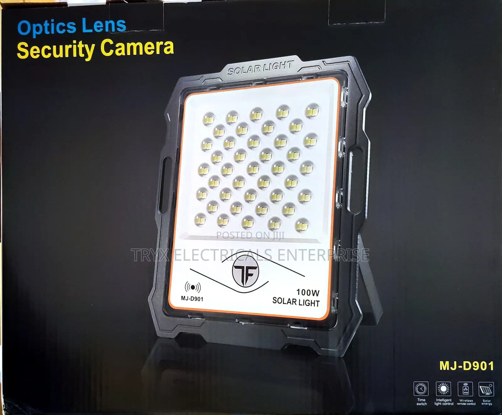 100w Solar Flood Light - Optic Lens
