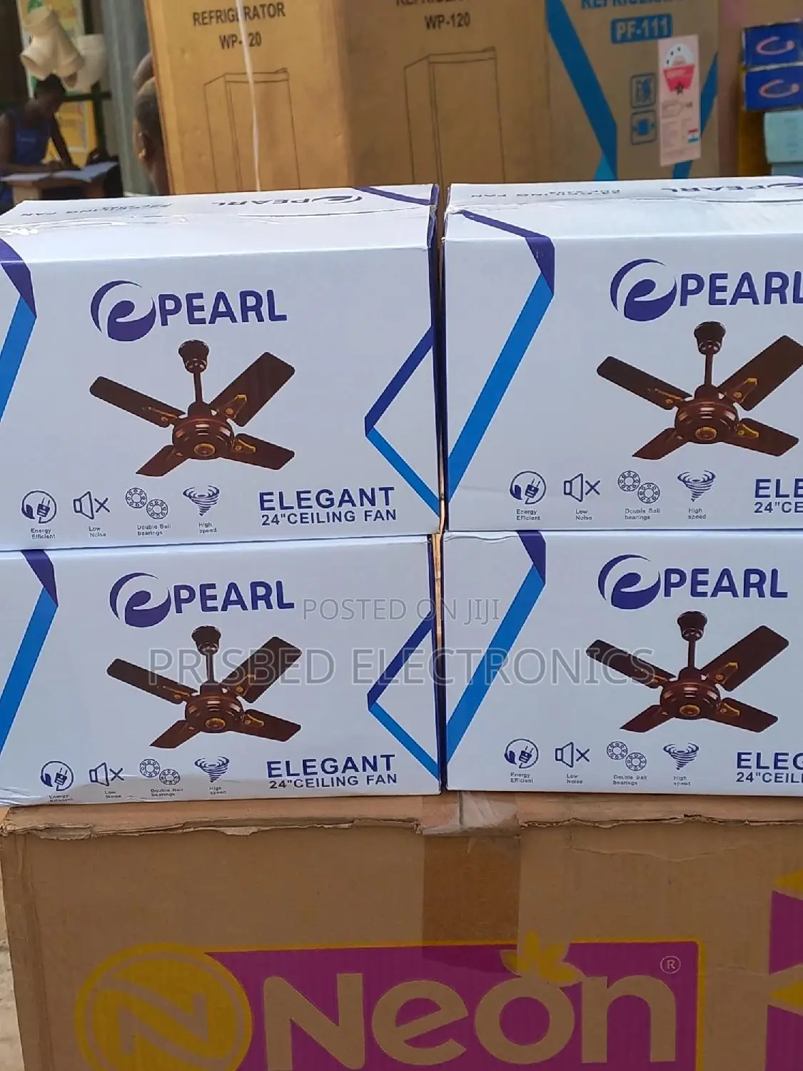 Pearl Ceiling Fan 24" Short Blade