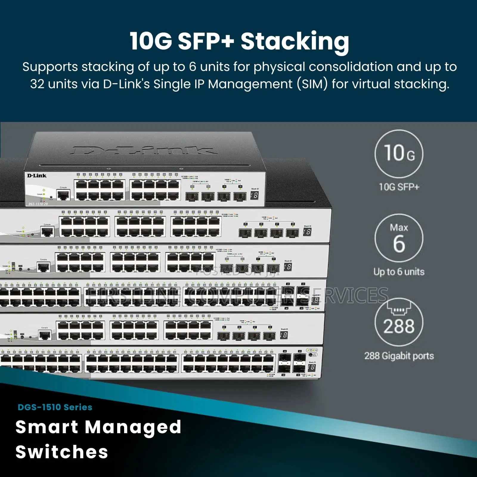 Dlink 48 10/100/1000 BASE-T Poe Ports