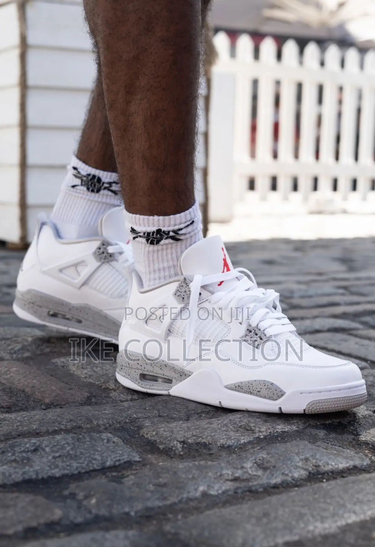 Authentic White Jordan 4 Flight Available
