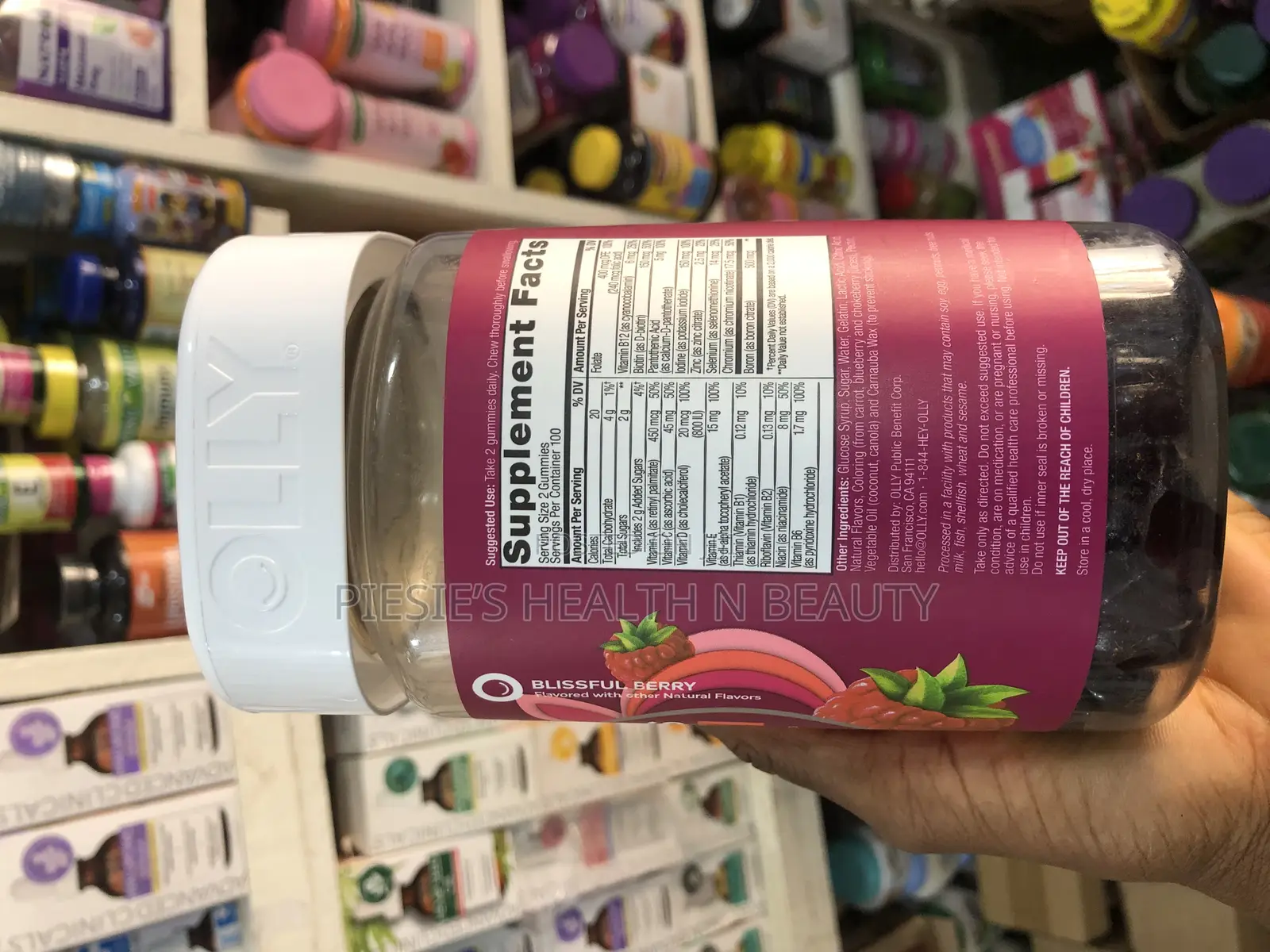 Olly Women's Multivitamin Gummy, Health Immune Support 200s