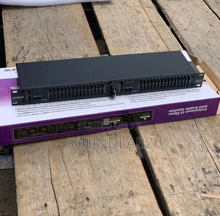 SUPERMULTI EQ215USB Professional 15 Stereo Band Equalizer