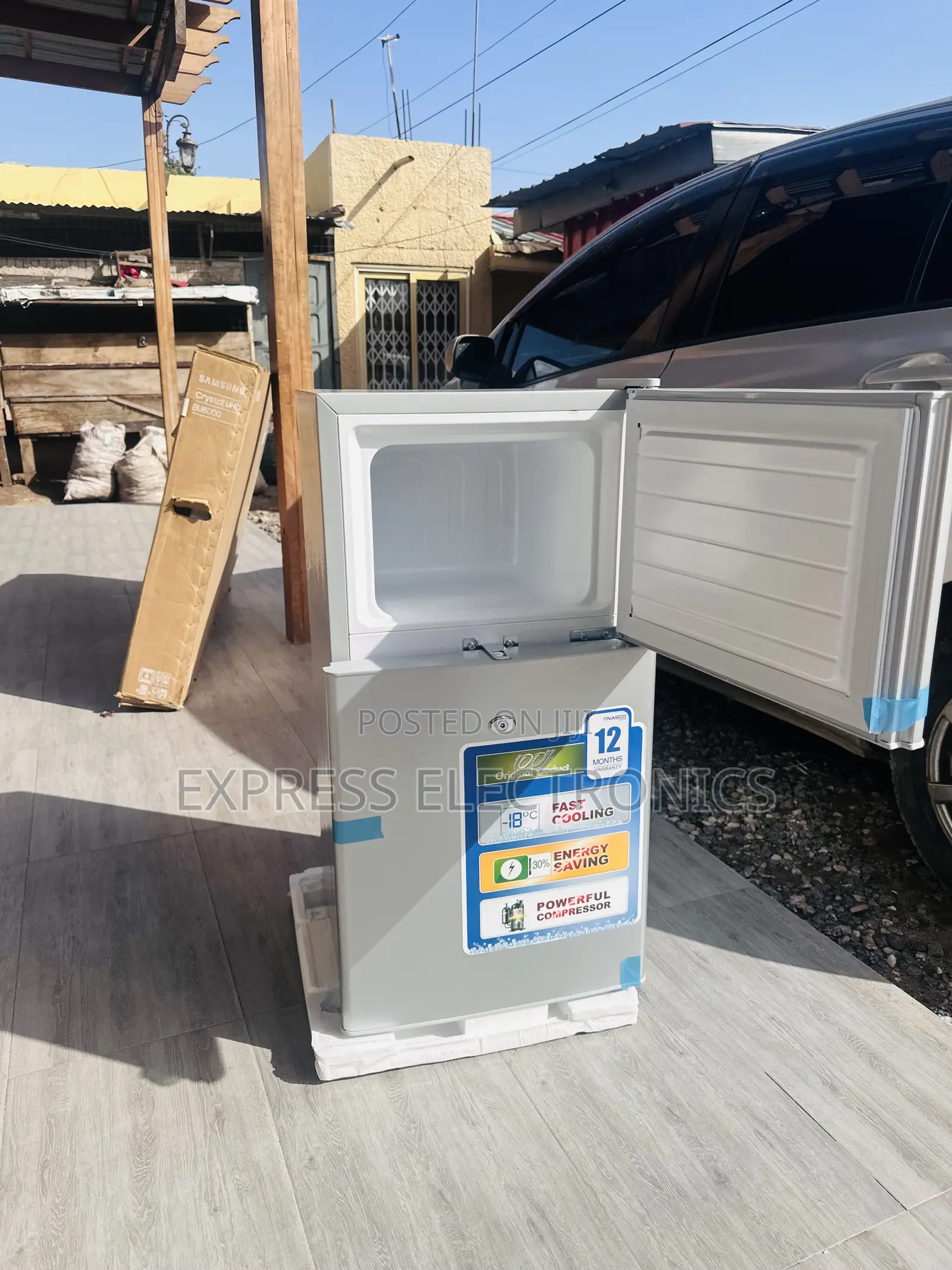 Nas-120 Double Door Fridge