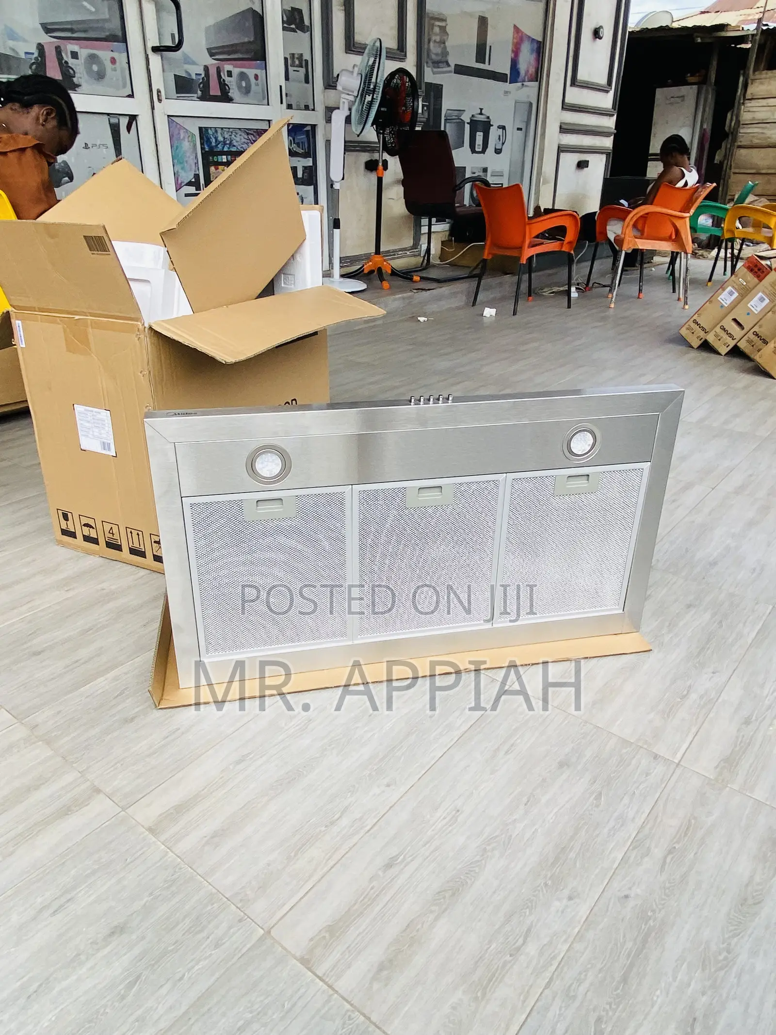 Latest MIDEA 90cm T-Shape RANGEHOOD 90M21(Gray).