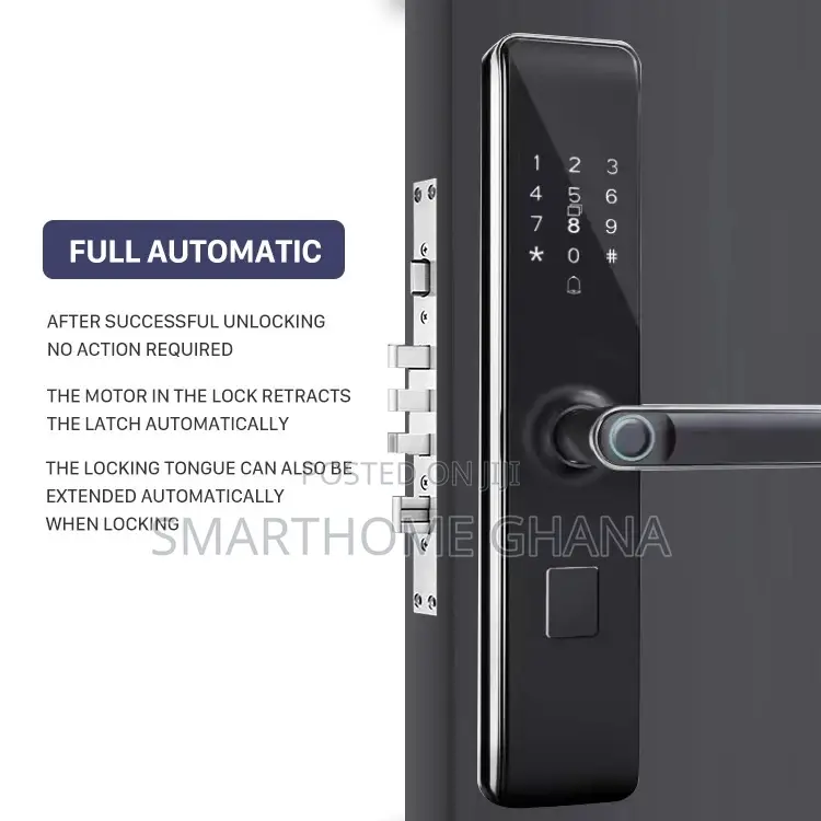 Smart Door Lock With Fingerprint Wifi Keys