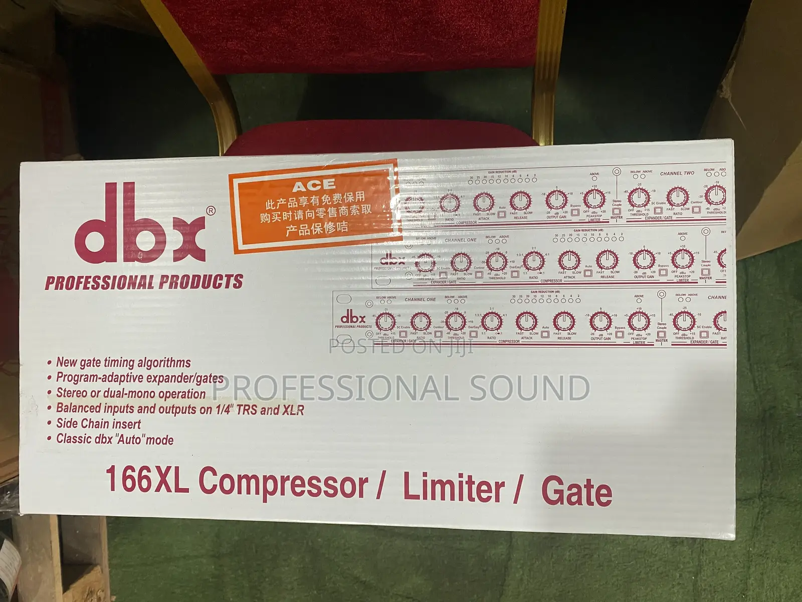 Dbx: 166xl Compressor /Limiter/Gate