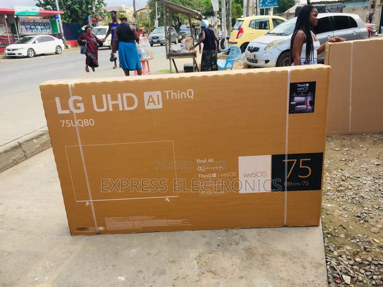 Vivid Clear Pictures Uhd Smart Lg 75”Ur8000 Led