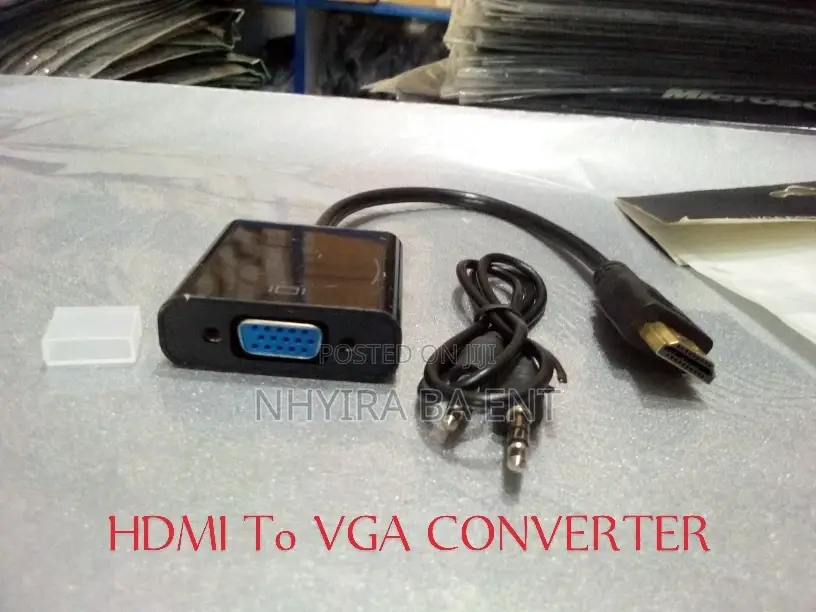 Display, Hdmi and Vga Converter, Cable Available