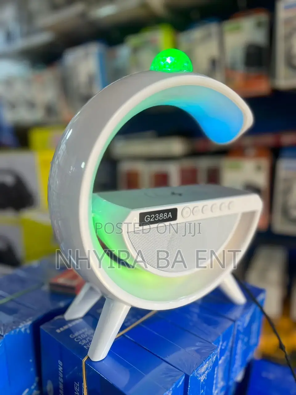 3 in 1 Wireless Charger, Inbuilt Speaker and Light