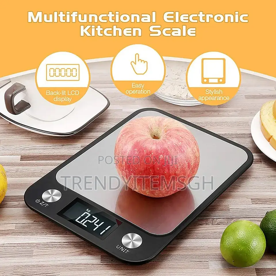 5kg Stainless Steel Digital Kitchen Food Cake Weighing Scale