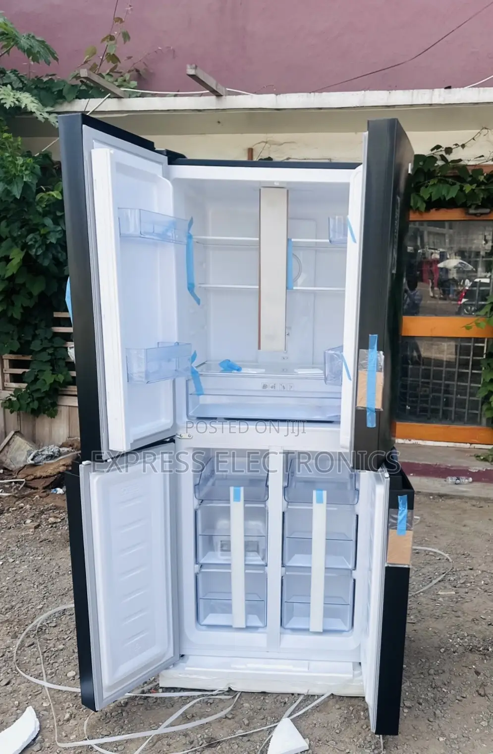Call  for the New Black Side by Side Fridge Pearl Pf 550bss
