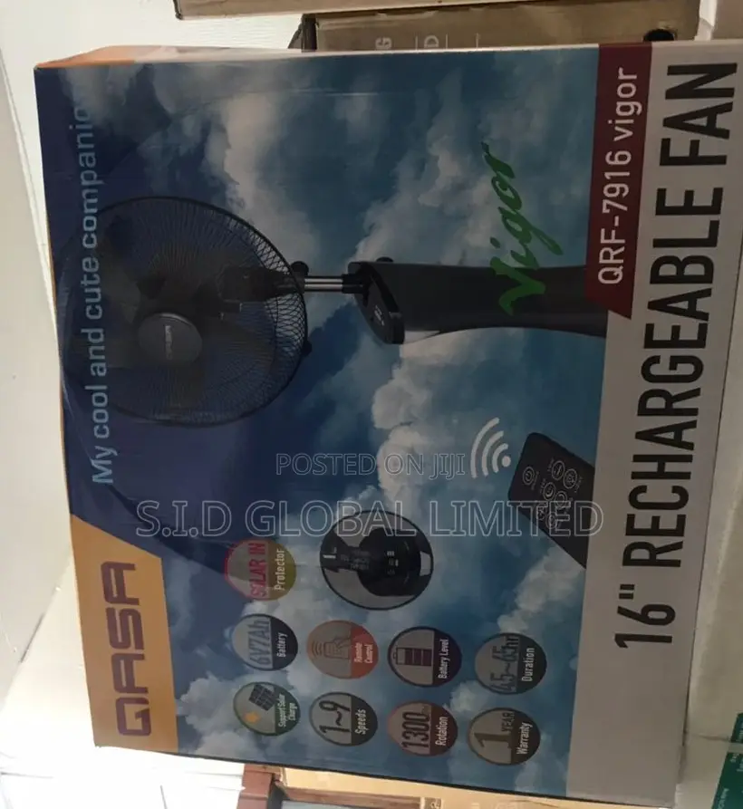 Newly Arrived Rechargeable Standing Fan