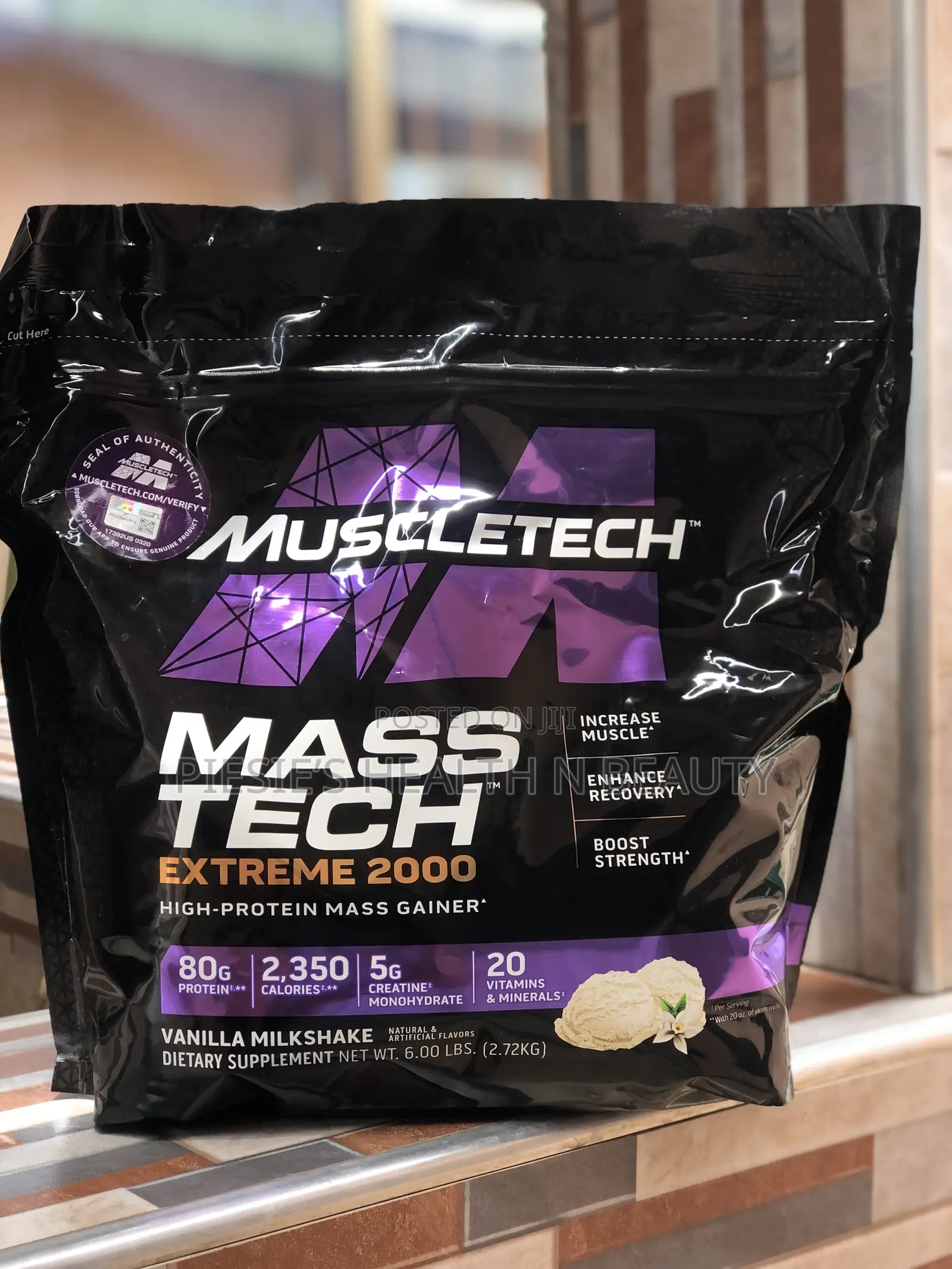 Masstech Extreme 2000 High-Protein Mass Gainer 6LBS (2.7KG)