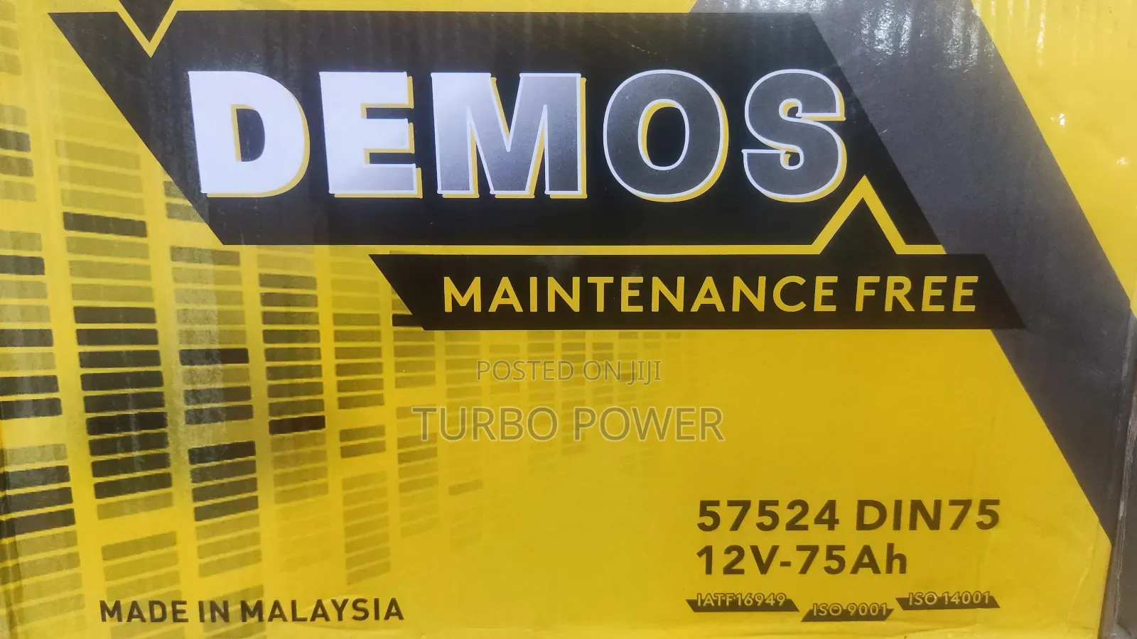 Demos Din 75 15 Plates Made in MALAYSIA