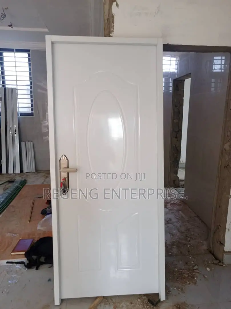 Modern Wooden Door With Accessories