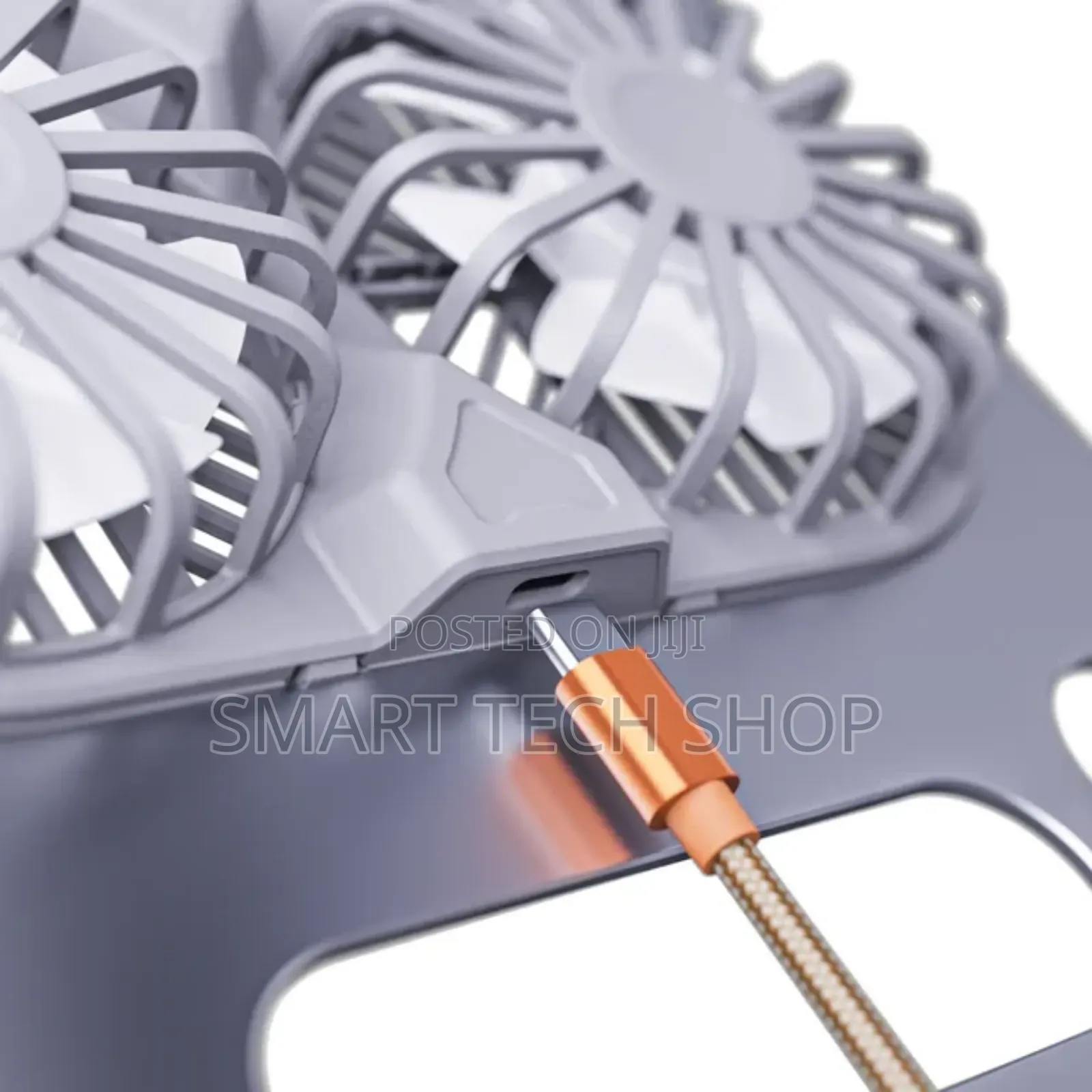 Height Adjustable Foldable Aluminium Laptop Stand With Fan