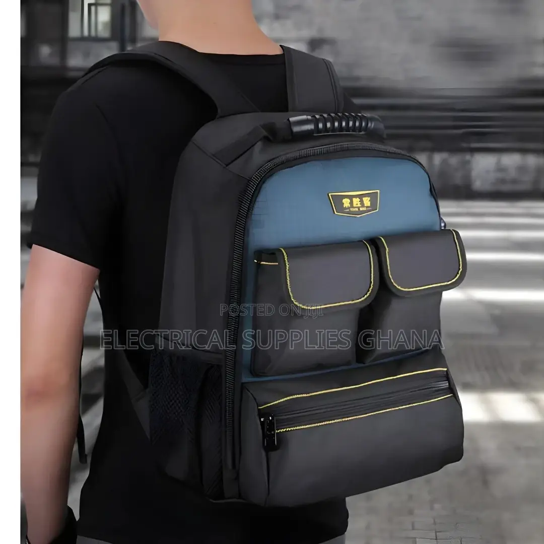 Electrician Tool Backpack For Professional Tools Storage