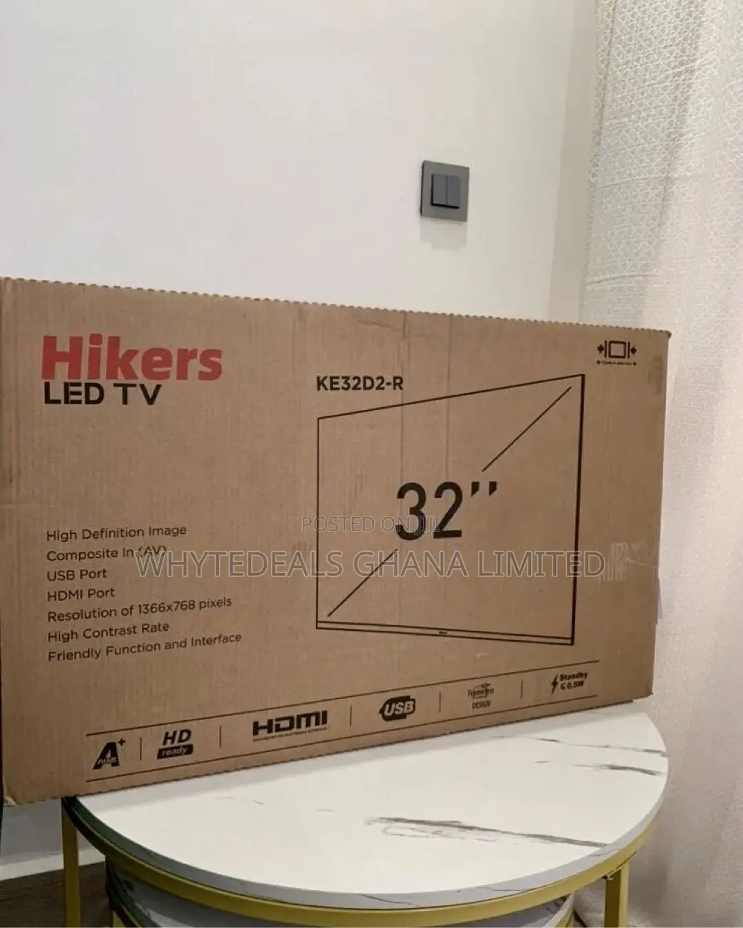 Hikers 32” Inbuilt Satellite 1080p Full Hd Led Tv 2025 Usb