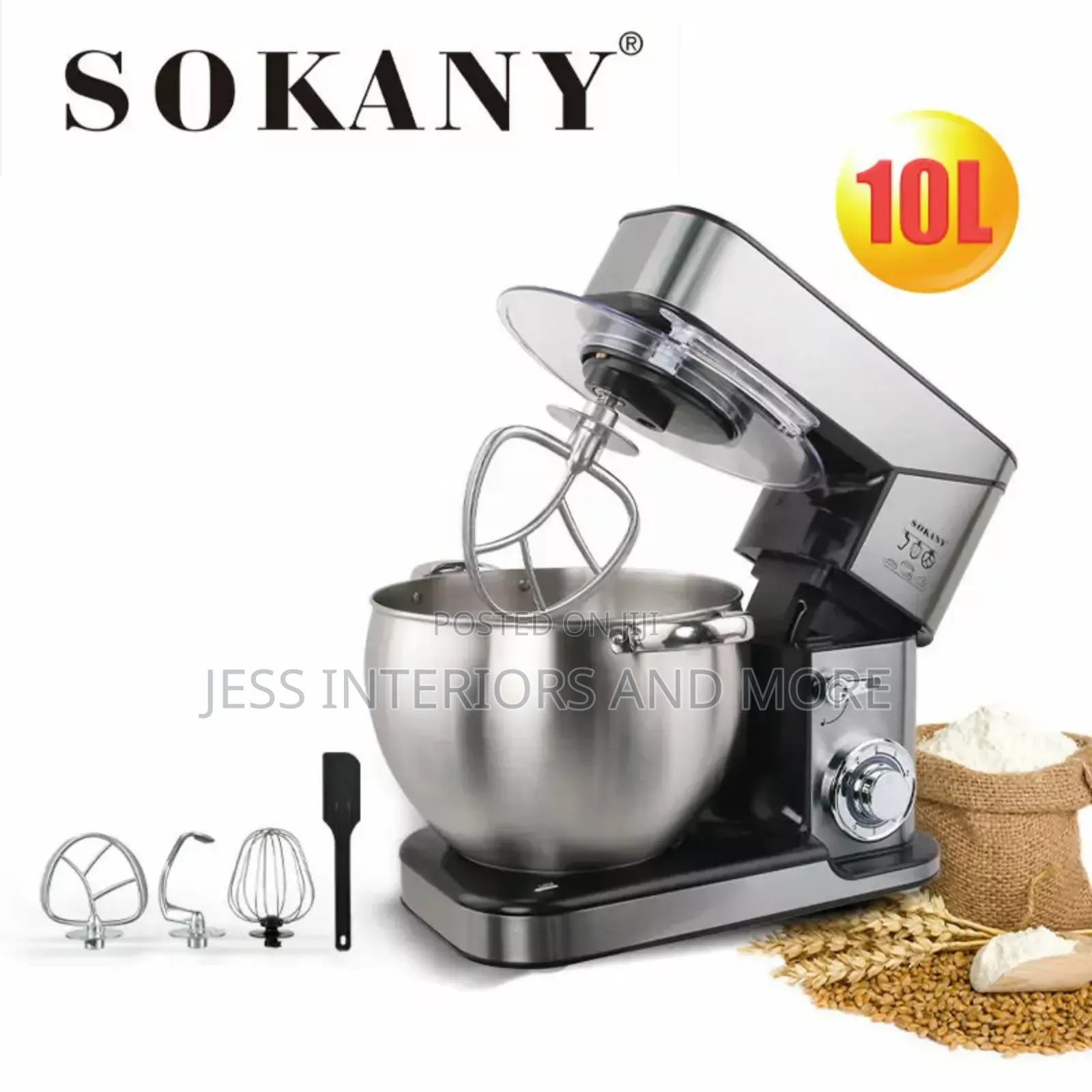 Sokany 10L Electric Stand Mixer
