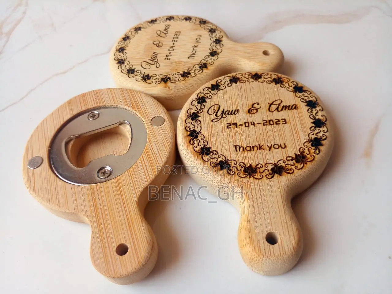 Wooden Magnetic Fridge Opener - Souvenir