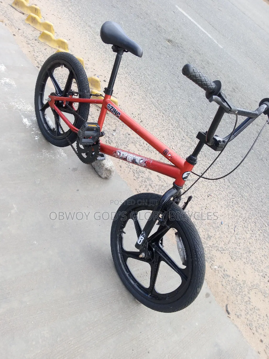 BMX Rubber Rim Red