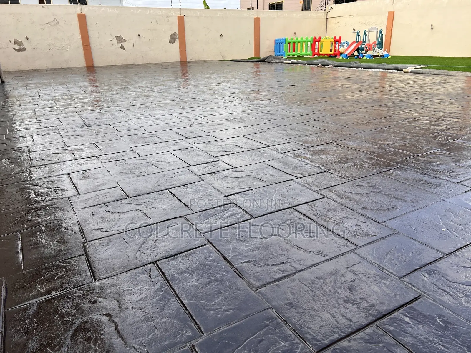 Slate Patterned Concrete