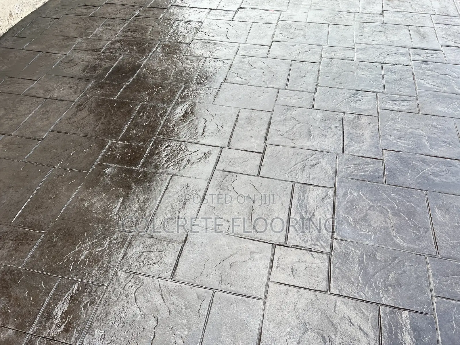 Slate Patterned Concrete