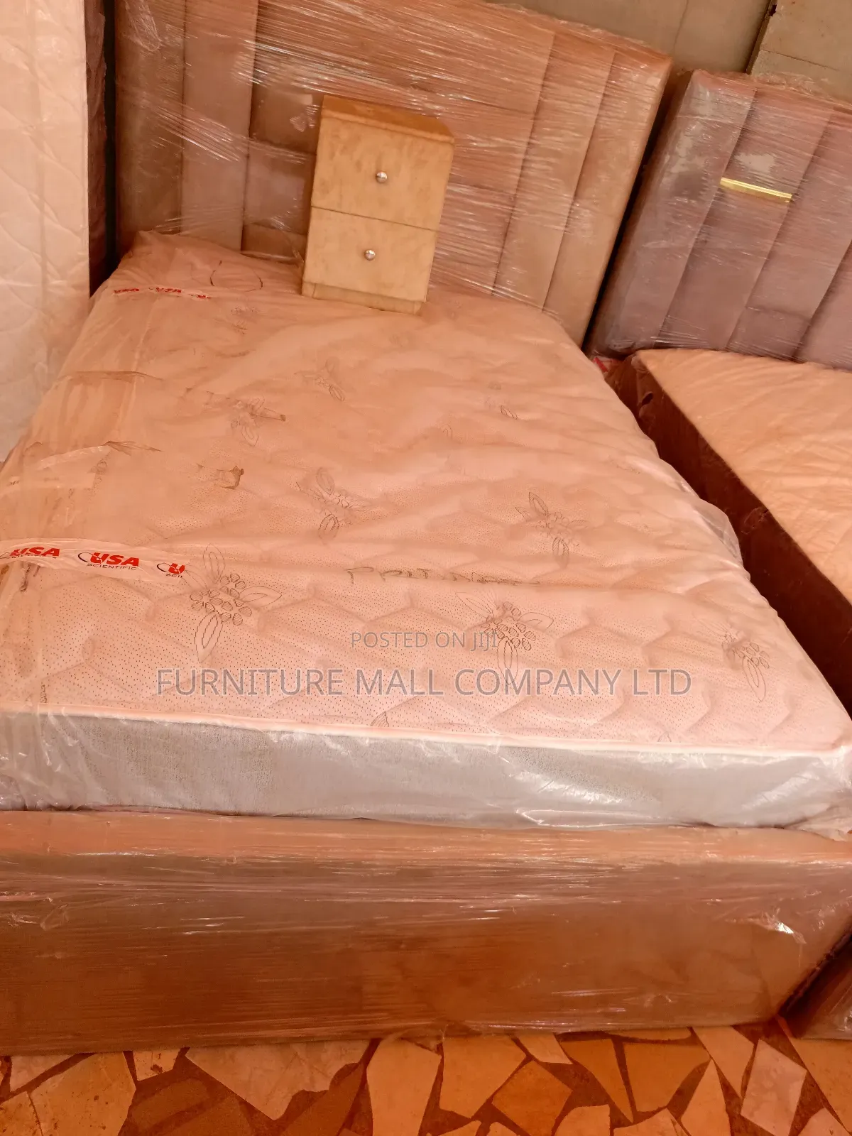 Double Bed With Mattress Drawer. Free Delivery