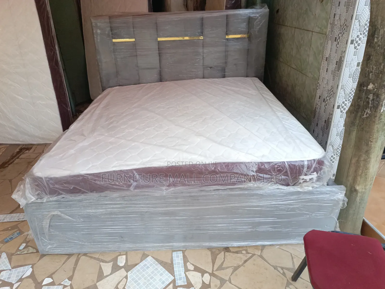 Classical Bed Frame With Mattress. Delivery Is Free 