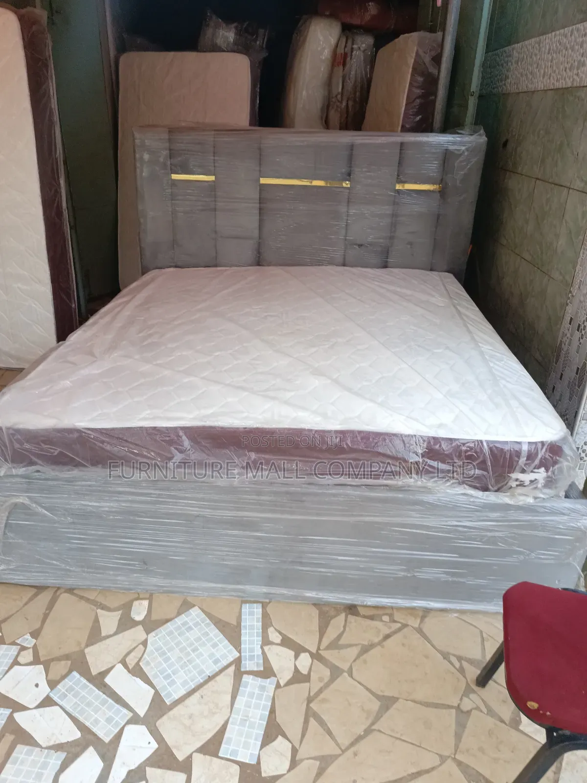 Classical Bed Frame With Mattress. Delivery Is Free 