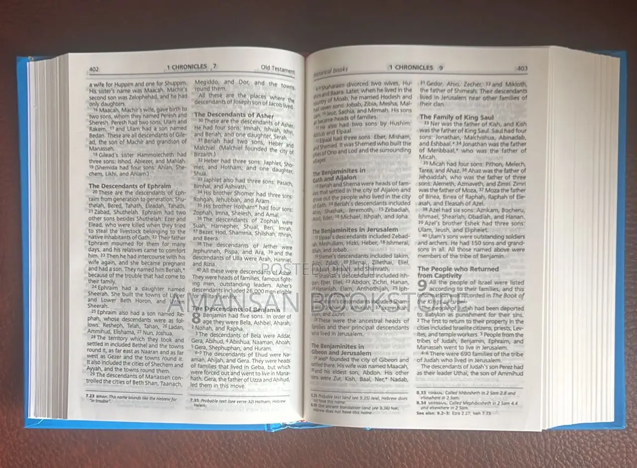 Good News Bible With Blue Hardcover